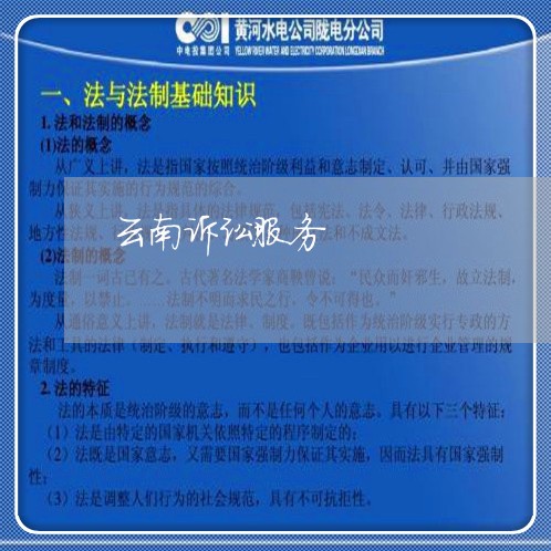 云南诉讼服务