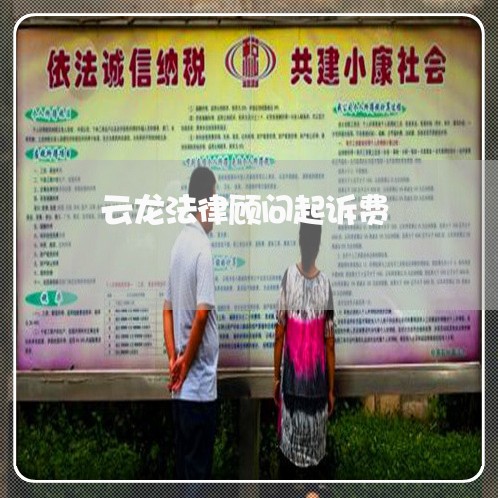云龙法律顾问起诉费/2023061896379