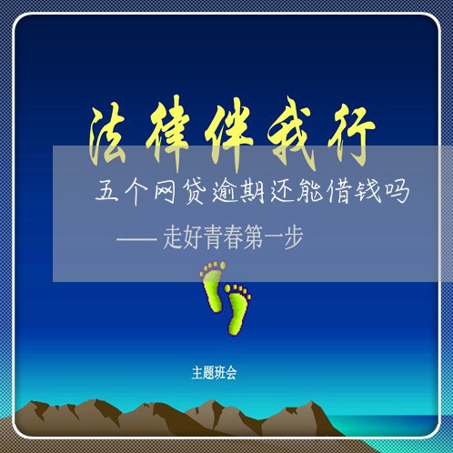 五个网贷逾期还能借钱吗/2023120300404