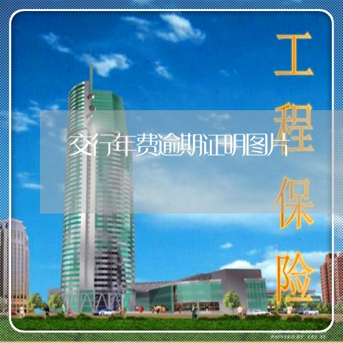 交行年费逾期证明图片 交行年费逾期证明图片