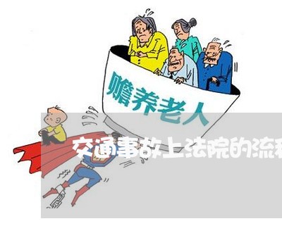 交通事故上法院的流程图