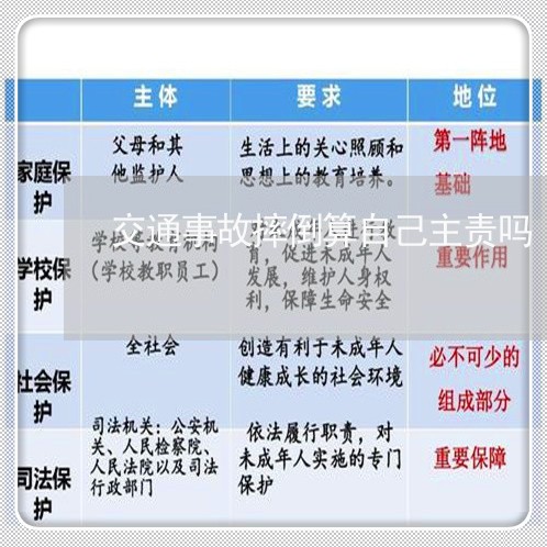 交通事故摔倒算自己主责吗/2023061025956