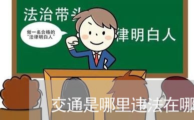 交通是哪里违法在哪里查吗