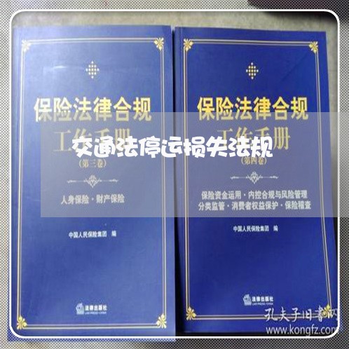 交通法停运损失法规 交通法停运损失法规