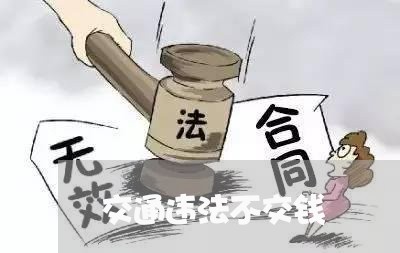 交通违法不交钱 交通违法不交钱