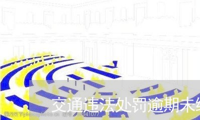 交通违法处罚逾期未缴催告/2023062871593