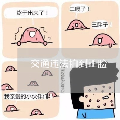 交通违法拍到正脸 交通违法拍到正脸