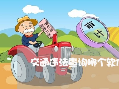 交通违法查询哪个软件好用 交通违法查询哪个软件好用