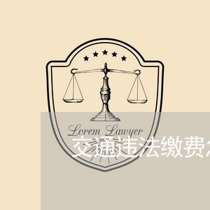 交通违法缴费怎么交 交通违法缴费怎么交