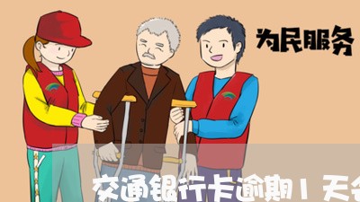 交通银行卡逾期1天会怎么样/2023021541694