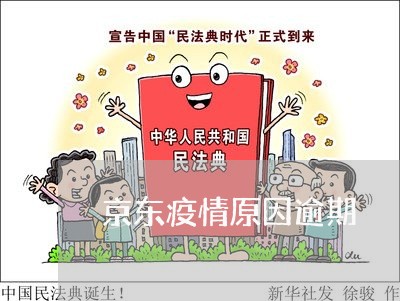 京东疫情原因逾期 京东疫情原因逾期