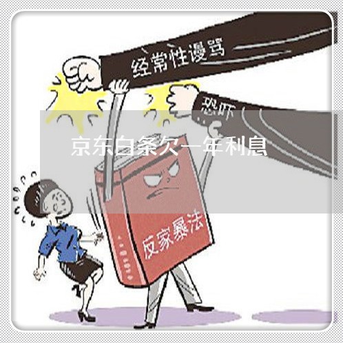 京东白条欠一年利息