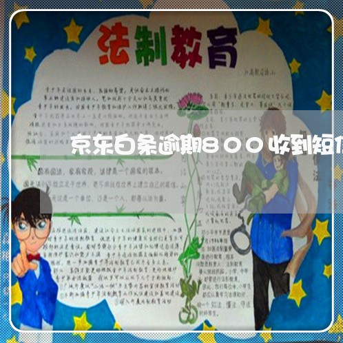 京东白条逾期800收到短信 京东白条逾期800收到短信