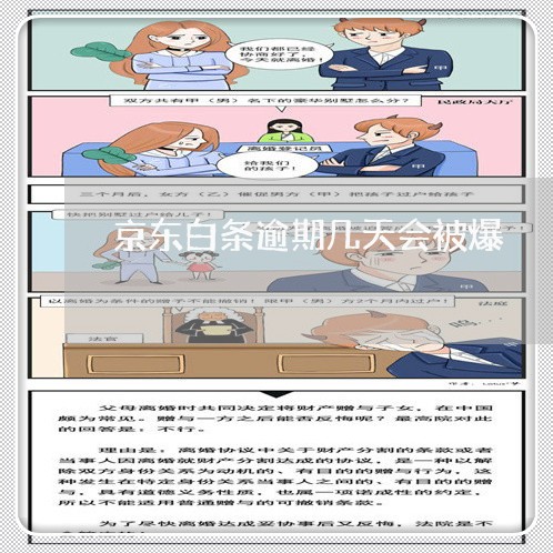 京东白条逾期几天会被爆