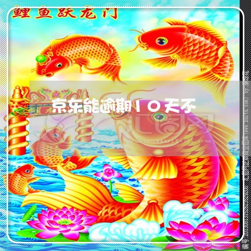 京东能逾期10天不 京东能逾期10天不