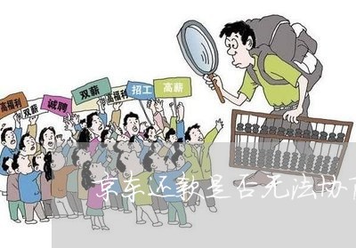 京东还款是否无法协商/2023110706126