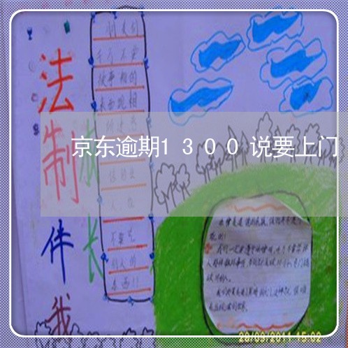 京东逾期1300说要上门 京东逾期1300说要上门