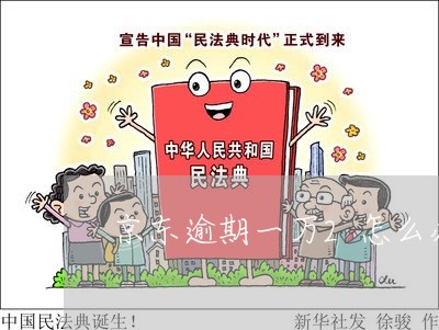 京东逾期一万2怎么办 京东逾期一万2怎么办