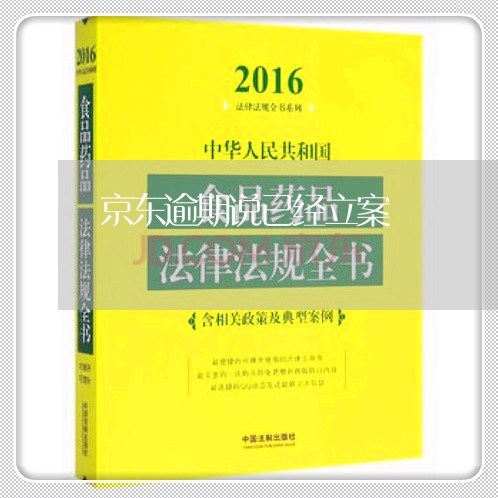 京东逾期说已经立案 京东逾期说已经立案