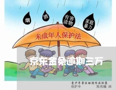 京东金条逾期三万 京东金条逾期三万