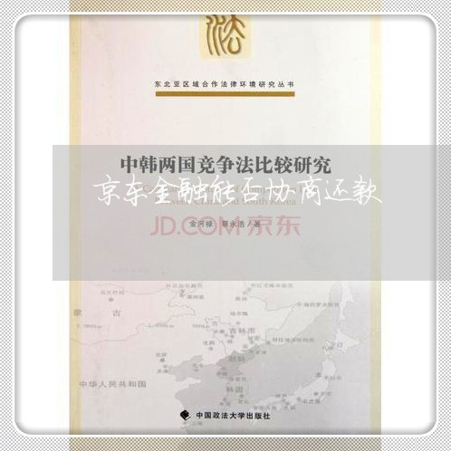 京东金融能否协商还款/2023101783037