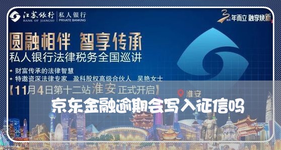 京东金融逾期会写入征信吗