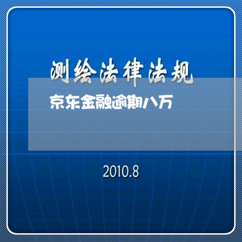 京东金融逾期八万