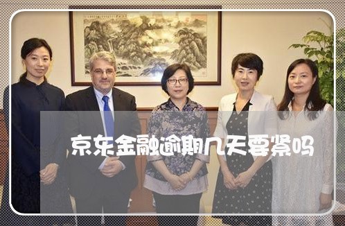 京东金融逾期几天要紧吗 京东金融逾期几天要紧吗