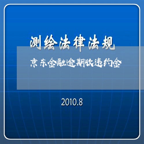 京东金融逾期收违约金
