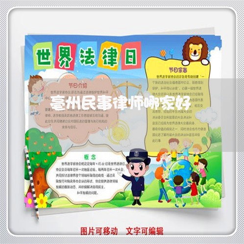 亳州民事律师哪家好 亳州民事律师哪家好