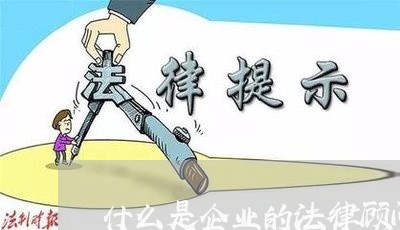 什么是企业的法律顾问/2023071460513