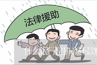 什么银行是协商还款机构/2023110984828