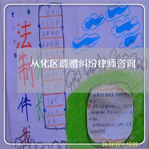 从化区遗赠纠纷律师咨询