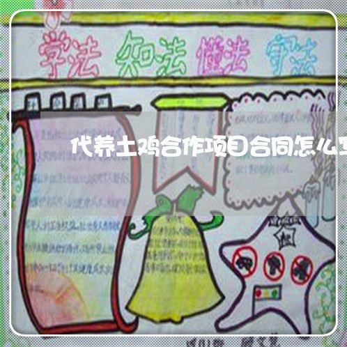 代养土鸡合作项目合同怎么写的/2023060636249 代养土鸡合作项目合同怎么写的/2023060636249