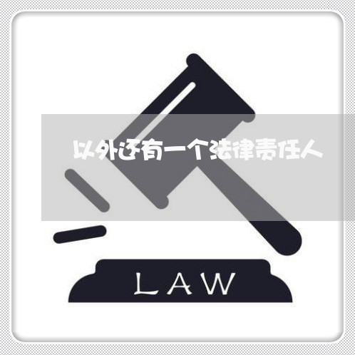 以外还有一个法律责任人