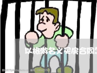 以旅游名义买房合同怎么写/2023041118049