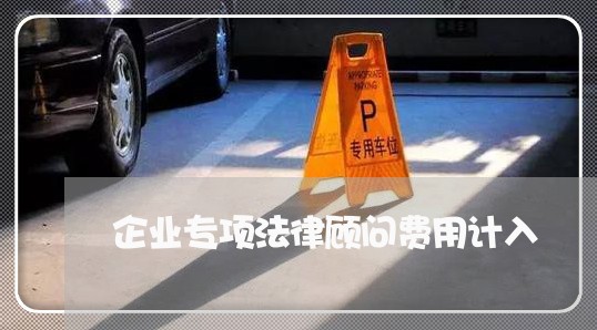 企业专项法律顾问费用计入/2023061894282 企业专项法律顾问费用计入/2023061894282