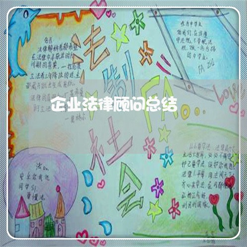 企业法律顾问总结/2023061760614