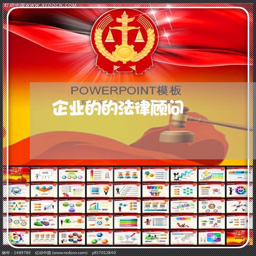 企业的的法律顾问/2023061703806