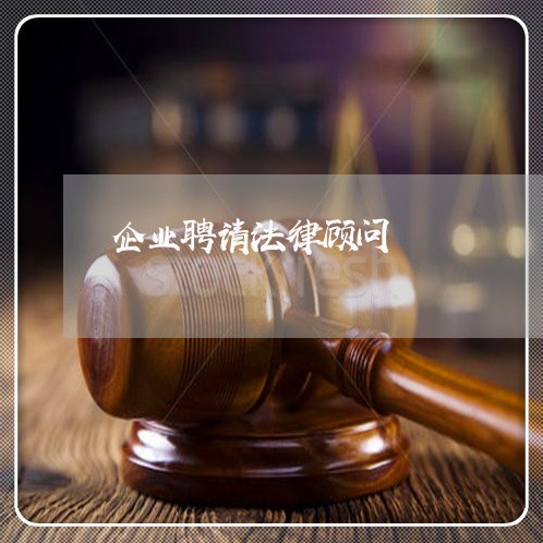 企业聘请法律顾问/2023061616159