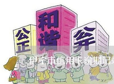 伊宁市信用卡逾期记录/2023061638379