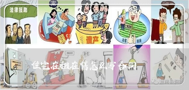 住宅在租在售怎么写合同/2023030480604