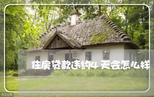 住房贷款违约4天会怎么样/2023061140471