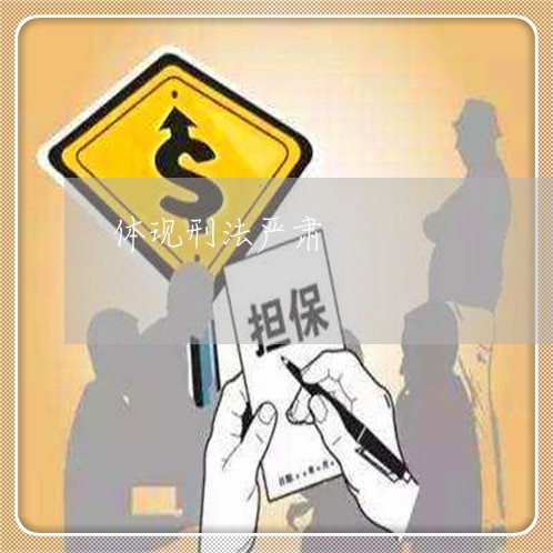 体现刑法严肃 体现刑法严肃