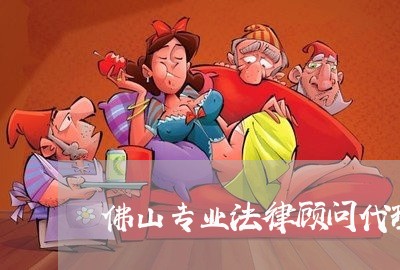 佛山专业法律顾问代理/2023061717948