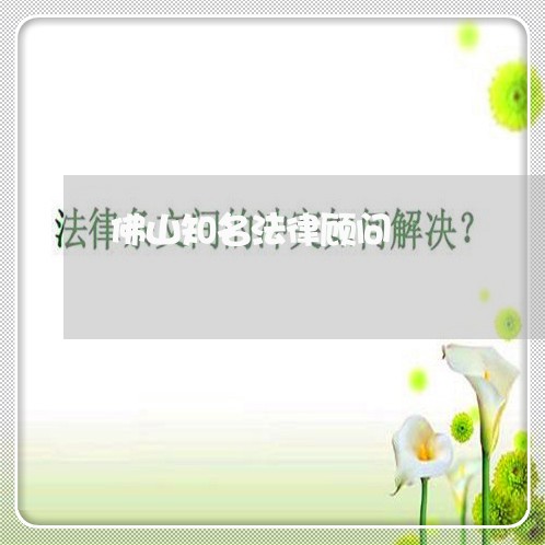 佛山知名法律顾问/2023061751847