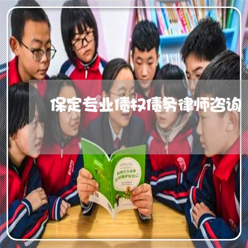 保定专业债权债务律师咨询