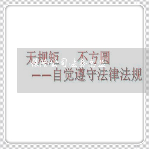 保险公司法务总监 保险公司法务总监