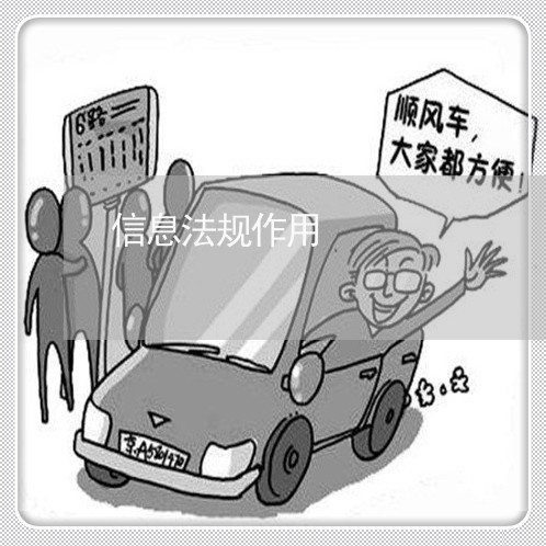 信息法规作用