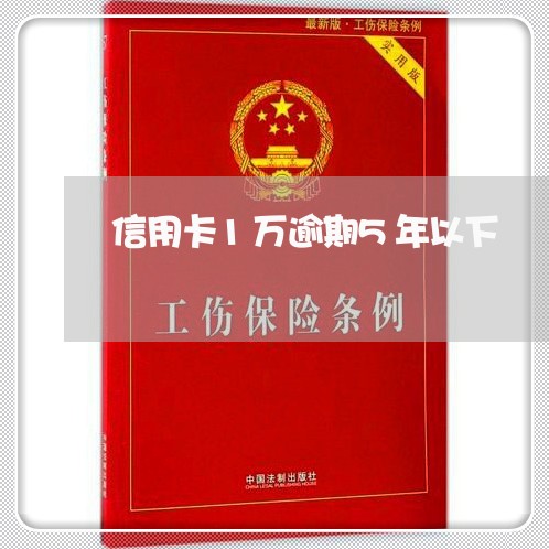 信用卡1万逾期5年以下/2023062871413